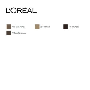 Lápiz de Cejas Skinny Definer L'Oreal Make Up (1,2 g) - Imagen 5