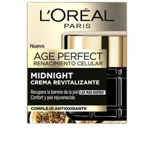 Crema de Noche Antiedad L'Oreal Make Up Age Perfect Revitalizante 50 ml - Imagen 1
