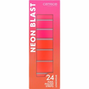 Láminas de Esmalte de Uñas Catrice Neon Blast Nº 020 Neon thunder 24 Unidades - Imagen 2