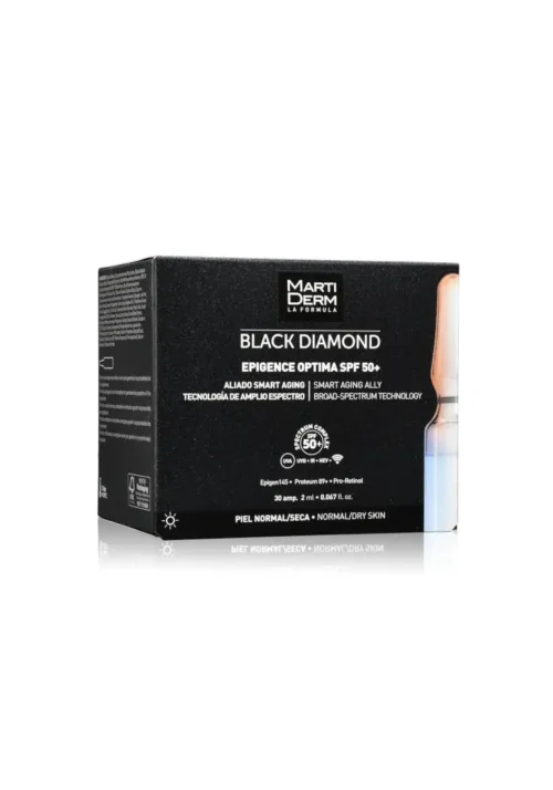 Martiderm Epigence Optima SPF50 – Presentación Black Diamond Black Diamond Epigence Optima Spf50