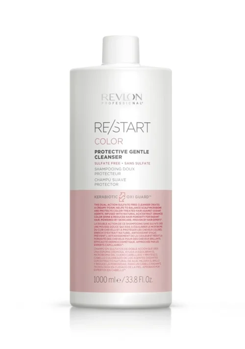Revlon Restart Color Protective Gentle Cleanser para cabello teñido 1000 ml