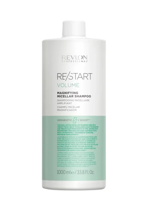 Revlon Restart Volume Magnifying Shampoo micelar para volumen 1000 ml