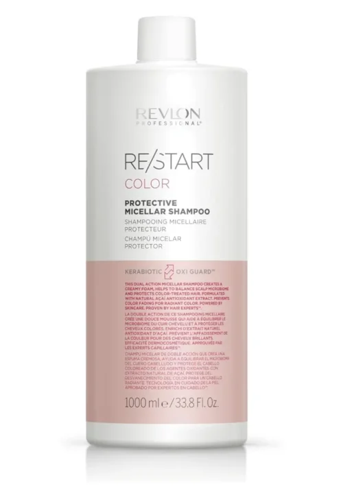 Revlon Professional Restart Color Protective Micellar Shampoo para cabello teñido 1000 ml