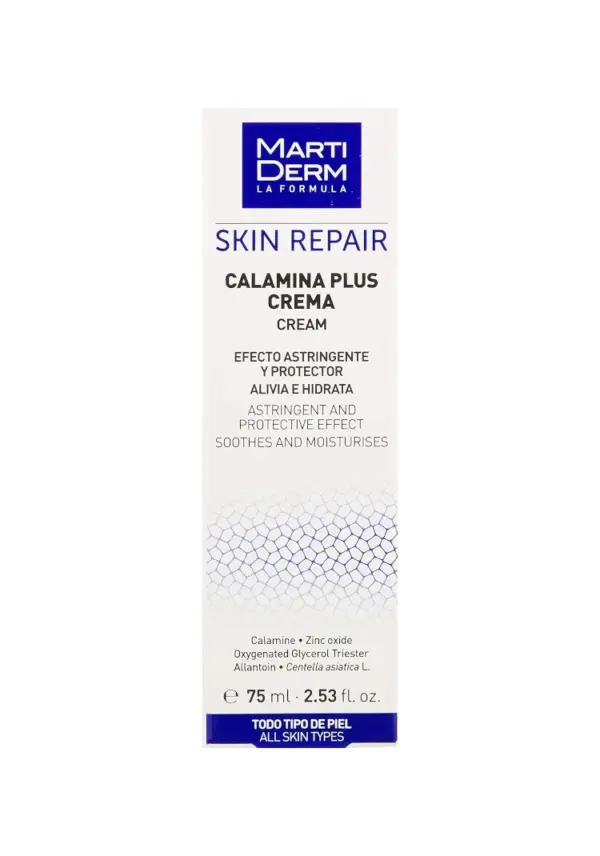 Martiderm Calamine Plus Cream 75ml crema calmante piel sensible