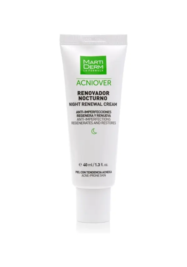 Martiderm Acniover Night Renewal Cream 40ml producto