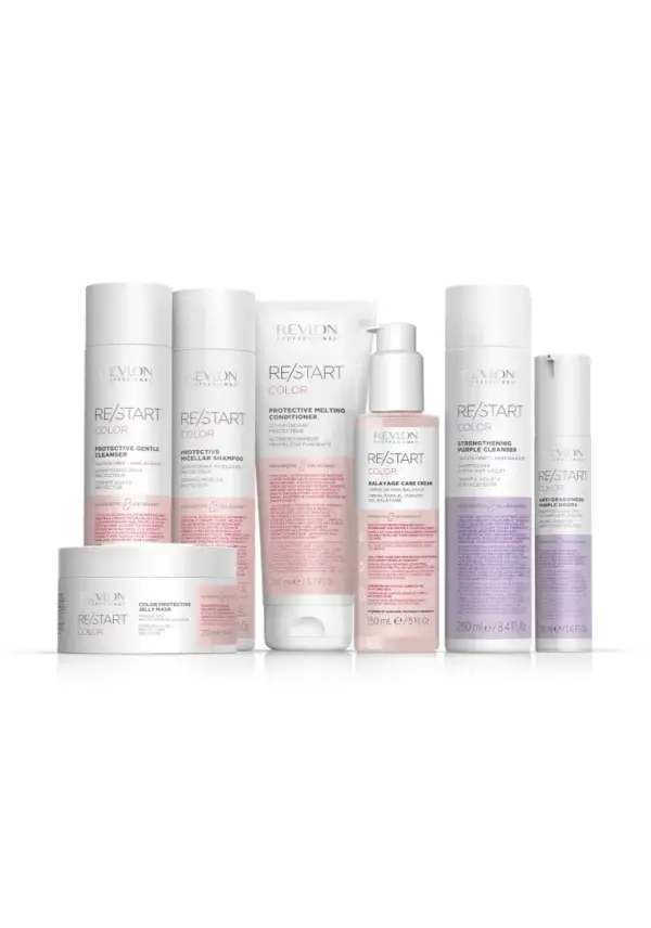 Aplicación del Revlon Restart Color Protective Micellar Shampoo